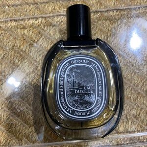 Diotyque eau duelle eau de parfum 2.5 oz 75ml used 3 times full bottle remaining